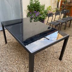 Outdoor dining table