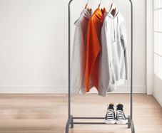 OurHouse Single Clothes Rail with Shoe Rack. Brand New In box