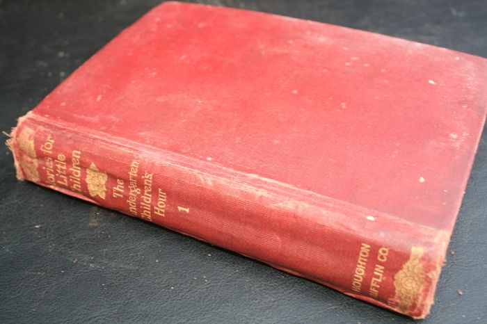 Stories for Little Children // 1920 Hardback // The Kindergarten Children's Hour // Children's Stories and Poems , Songs, plays, Vol 1