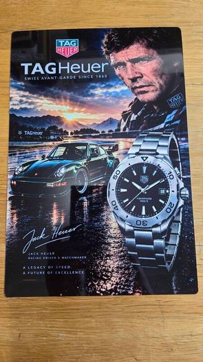 Metal Sign Tag Heuer