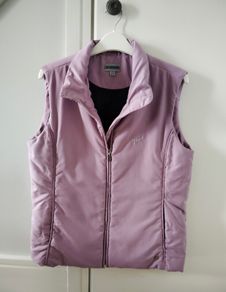 Ladies Green Lamb Sport Gilet , Size Small