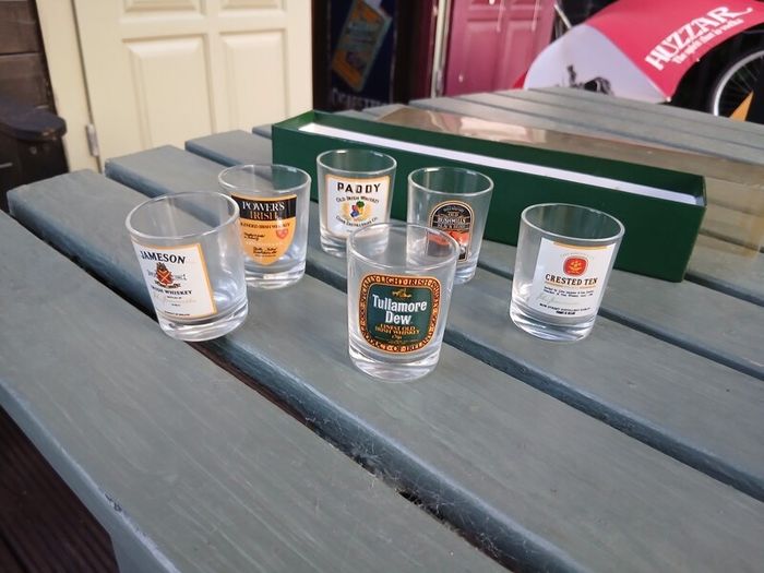 Irish Whiskey shot glasses