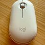 Logitech Pebble M350 Wireless Mouse with Bluetooth or USB - Silent, Slim Computer Mouse with Quiet Click for iPad, Laptop, Notebook, PC and Mac - Off White Image 2