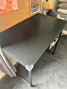 Black desk
