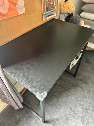 Black desk