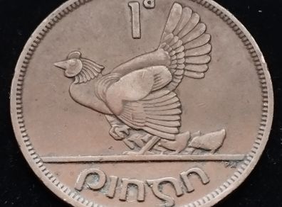 [#2645] - Ireland 1940 | Irish 1d | Irish One Penny  | KM.11