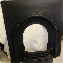 Victorian cast Iron Fireplace & Grill