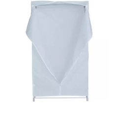 fabric covered clothes rail