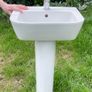 porcelanosa sink and pedestal Image 2