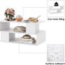 BRAND NEW 2 Tier Side/Coffee Table Rectangular Open Storage Shelf Living Room 90x50x45cm Image 5