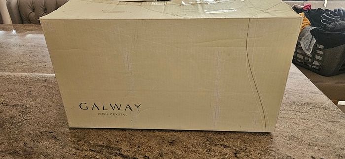 Galway crystal brandy decanter set