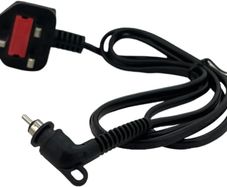 GHD Black Power Cable with UK Plug