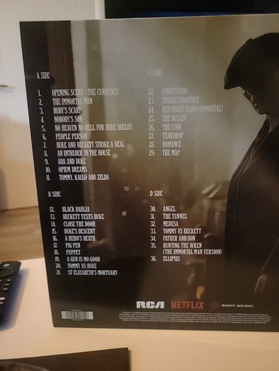 Peaky Blinders the immortal man 2 smoky vinyl