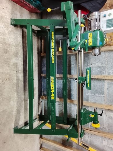 Record wood lathe like new ( 240v)