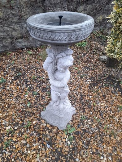 Angel Water Fountain / Bird Bath - New - Only 85 Each