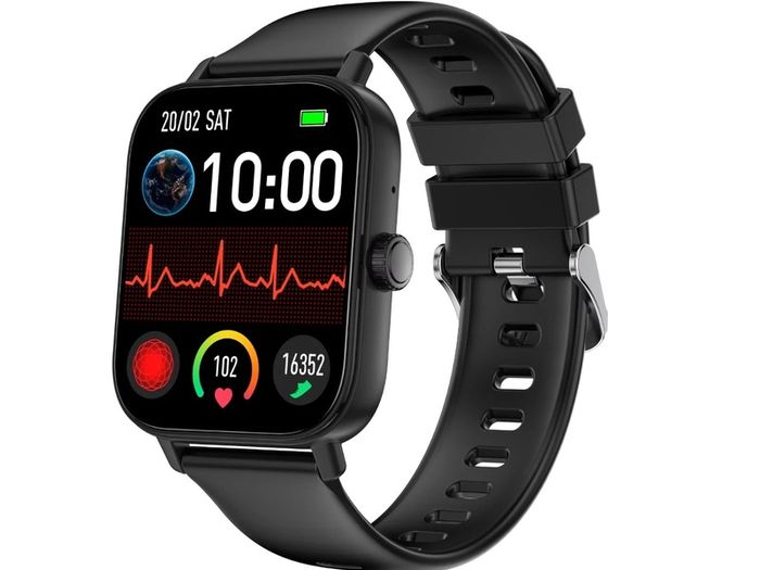 Fashion Smart Watch 1.83" Waterproof Fitness Heart Rate Tracker for Men/Women