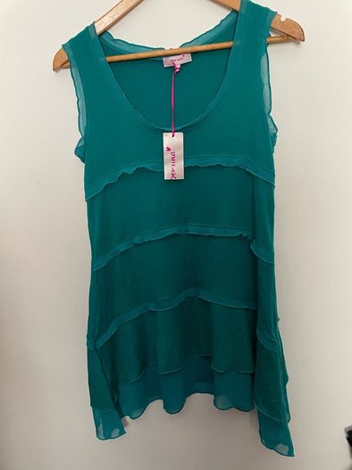 Per Una Sleeveless top jade size 10 - New