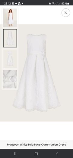 Brand new First Communion dress with tags