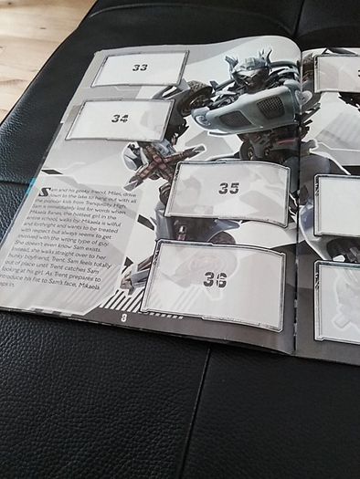 Transformers sticker collection book
