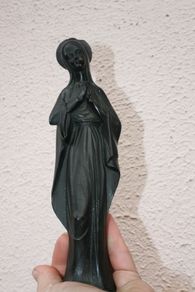 Virgin Mary Sculpture Madonna 9.4"