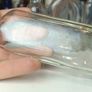 494 - Set of 6 Vintage Clear Glass Screw Cork Top Collectible Decorative Bottles and Jars Image 5