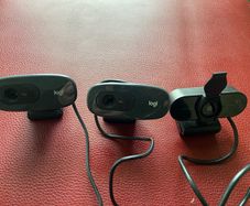 webcam x 3 with USB connection