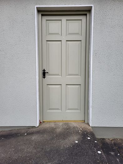 Solid Wood Doors and Glass Panels
