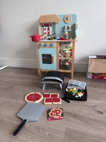 Little Dutch kitchen + accessories and Ooni kids pizza oven