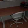 Office Desk 140 x 60 cm with Swivel Chair Image 2