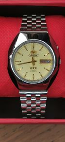 Vintage 70's Japanese ORIENT -Crystal Day-Date