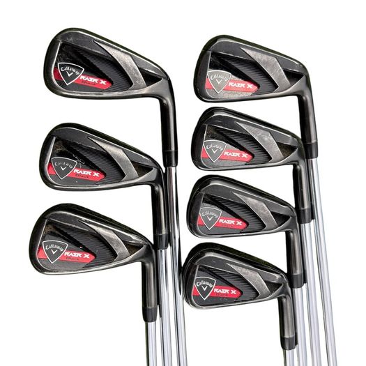Callaway Razr X Black Irons / 4-Pw / M-10 XP Uniflex