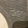 Ecco Women leather shoes casual lace up wine snake skin effect size 39 Image 9