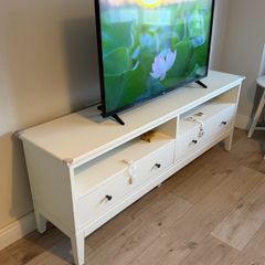 Ikea Hemnes White Tv Unit Tv Bench