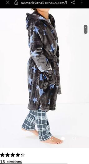 M&S boys soft robe age 11-12
