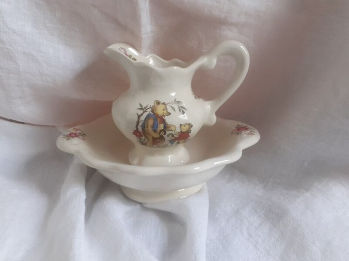 Teddy Bears Jug & Bowl Set.