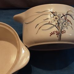 arklow pottery honey stone taurine's x 2