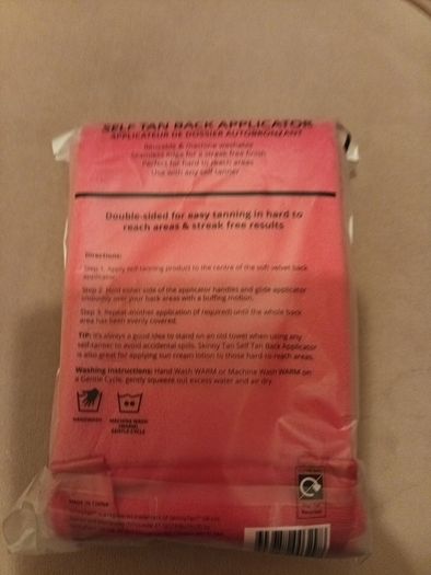 Self Tan applicator for backs