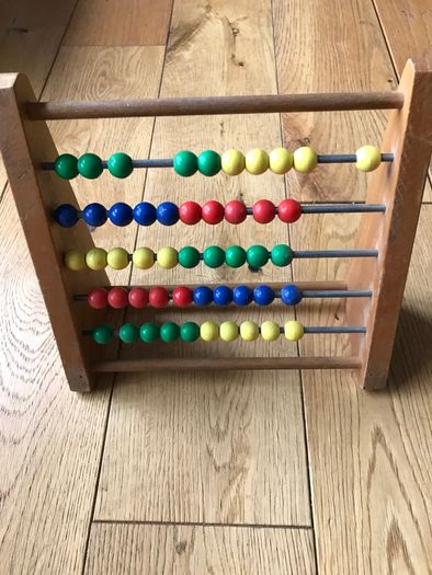 Vintage 1970's Abacus and Play and Learn Puzzles