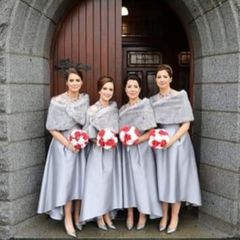 Bridesmaid Dresses & Fur