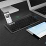 Dual Channel Bluetooth Wireless Keyboard 3.0 Bluetooth Keyboard Suitable for Laptop Smartphone iPad, Tablet Multi Device Image 5