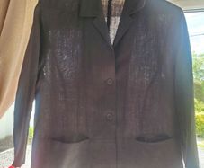 Linen Black Blazer