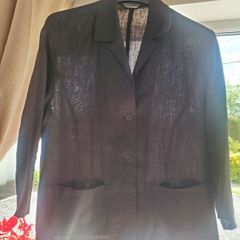 Linen Black Blazer