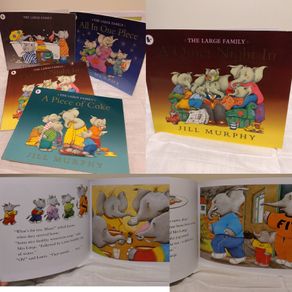 The Large Family Classic Books by jill murphy