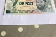 Rare Guine Bissau Banknote 100 Pesos