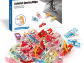 Multipurpose Sewing Clips Pack of 60, Quilting Accessories to Replace Sewing Pins Pinning and Marking, Assorted Colors