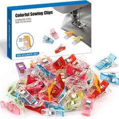 Multipurpose Sewing Clips Pack of 60, Quilting Accessories to Replace Sewing Pins Pinning and Marking, Assorted Colors