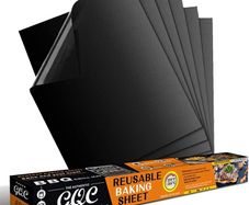 Grill Mat, Set of 6 BBQ Grill Mat Non Stick Barbecue Baking Mat, Teflon Cooking Mats for Electric Grill Gas Charcoal BBQ,