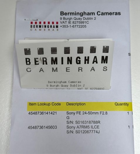 Sony A7RV camera body
