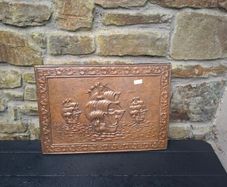 Copper boat decor postage possible
