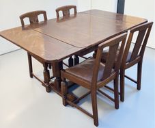 Vintage Table and Chairs X 4 - Extending